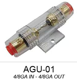 Transparent Shell Standard AGU Fuse Block