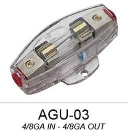 Transparent Shell Standard AGU Fuse Block