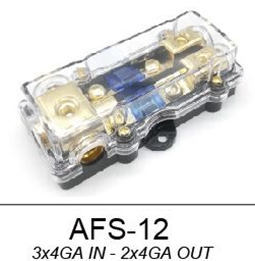 4-Way Low-Profile Dustproof Multi-circuit Mini ANL Fuse Holder