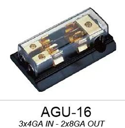 Heavy-Duty Multi-Channel AGU Fuse Holder for Car