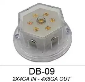 Tinned-copper Multi-wire Distribution Block Circuit Splitter